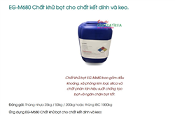 EG M680 Chất khử bọt cho chất kết dính và keo.